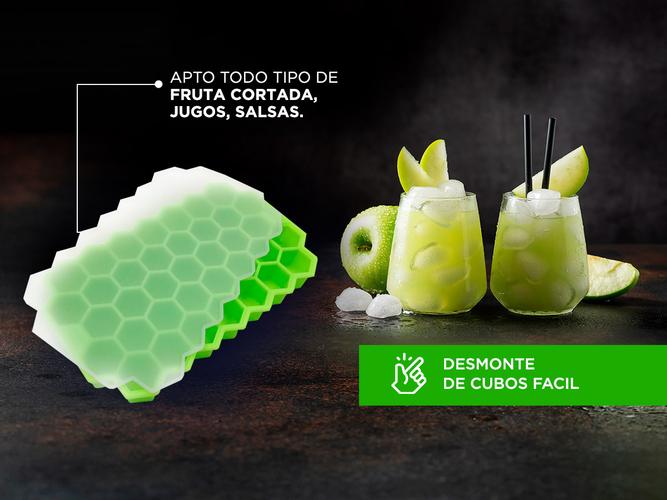 Cubetera De Silicona Gadnic Hielera Anti Quiebre Hexagonal - 4