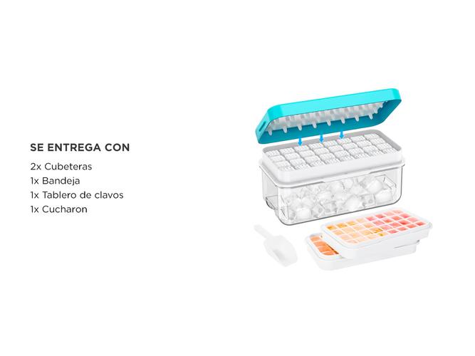Cubetera Bandeja para Hielo Gadnic con Contenedor - 4