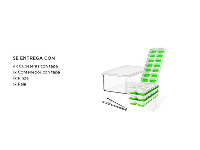 Set de Cubeteras con Tapa Gadnic con Contenedor Pinza y Pala - 5