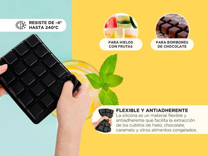 Cubetera De Silicona Gadnic Para 20 Cubos De Hielo Chicos - 2