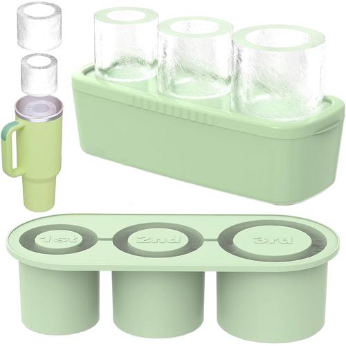 Cubetera de Silicona Gadnic con Bandeja Hielo Cilíndrico - 0