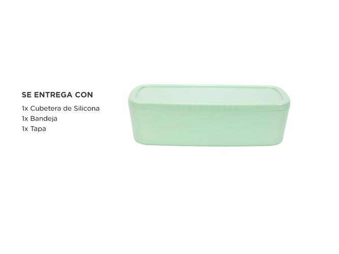 Cubetera de Silicona Gadnic con Bandeja Hielo Cilíndrico - 5