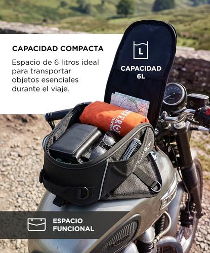 Mochila Para Tanque Moto Cucyma Compartimiento Celular 6 Litros - 2
