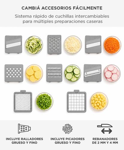 Cortadora De Verduras Picadora Cuk By Gadnic Mandolina Multifunción Con Rallador Y Accesorios - 2