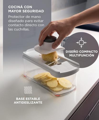 Cortadora De Verduras Picadora Cuk By Gadnic Mandolina Multifunción Con Rallador Y Accesorios - 3