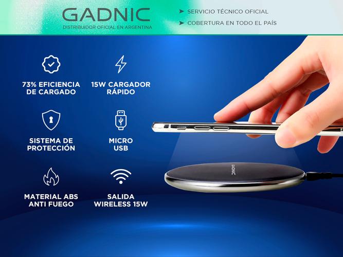 Cargador Inalambrico para Celular Gadnic 15W Outlet - 1