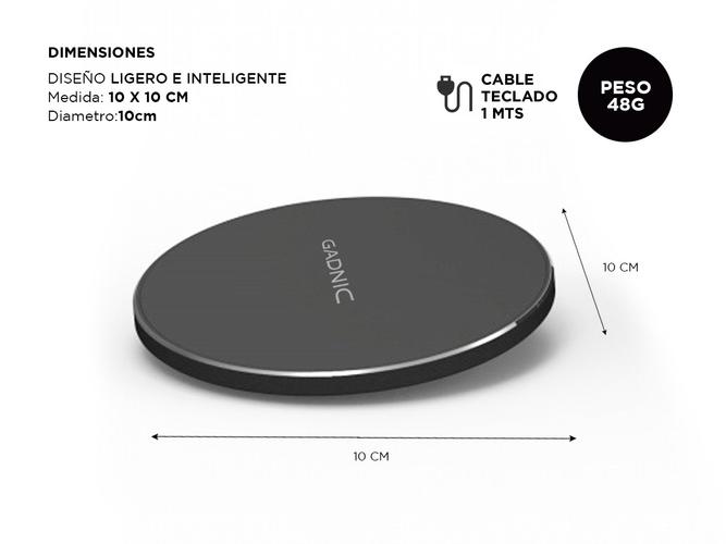 Cargador Inalambrico para Celular Gadnic 15W - 4
