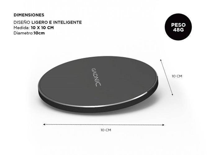Cargador Inalambrico para Celular Gadnic 15W Outlet - 4