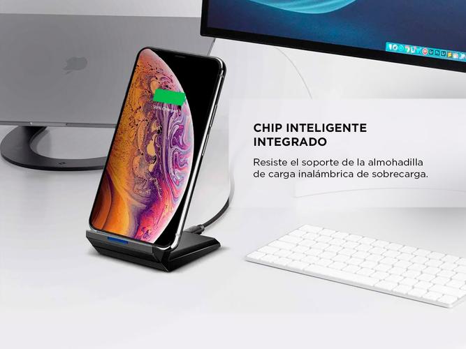 Cargador Inalambrico Gadnic Celular 15W Usado - 3