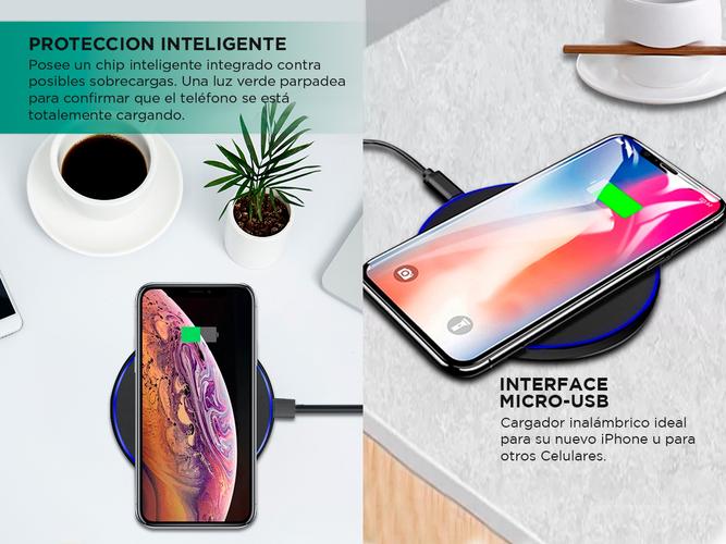 Cargador Portatil Inalambrico Gadnic CWIR0007 10w para Celular - 3