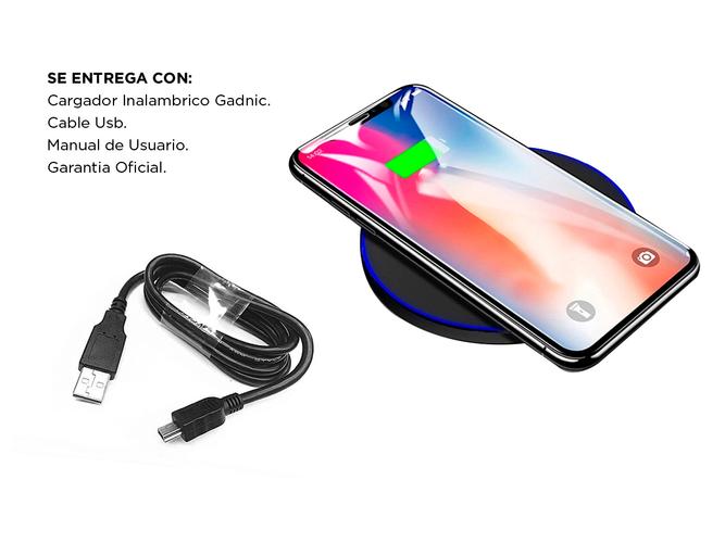 Cargador Portatil Inalambrico Gadnic CWIR0007 10w para Celular - 6