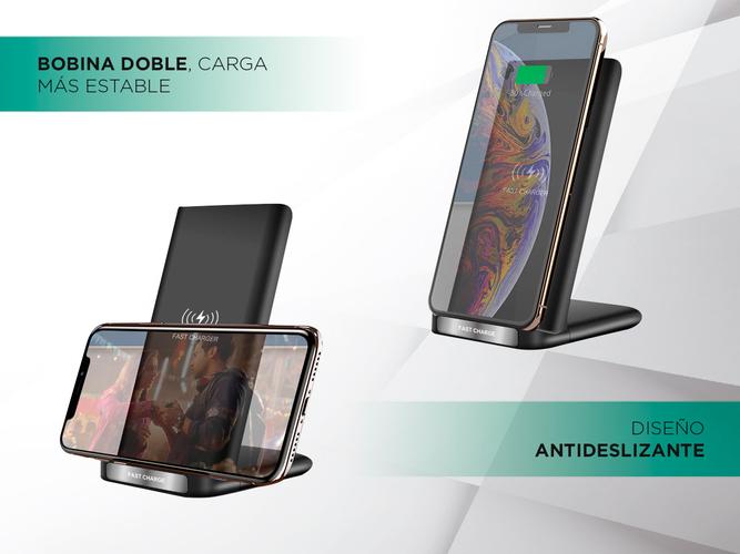 Cargador para Celular Inalambrico Gadnic CWIR0008 15W Soporte Outlet - 4