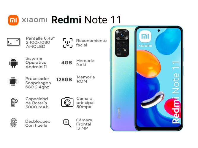 Celular Redmi Note 11 4gb 128gb 6,43