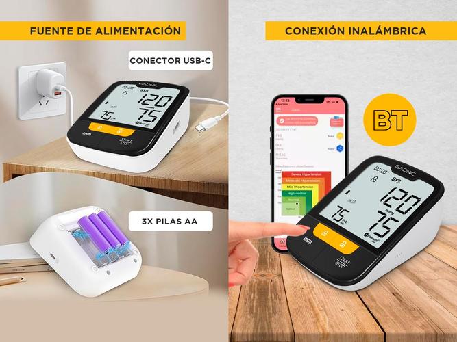 Tensiómetro Digital De Brazo Gadnic Monitor de Presión Arterial Automático - 4