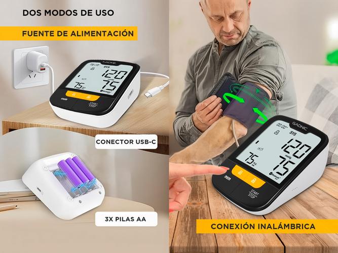 Tensiómetro Digital De Brazo Gadnic Monitor de Presión Arterial Automático Outlet - 4