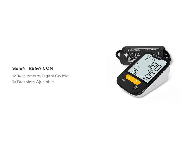 Tensiómetro Digital De Brazo Gadnic Monitor de Presión Arterial Automático - 6