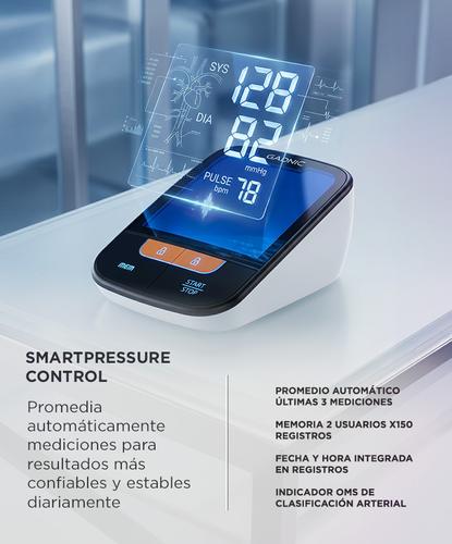 Tensiómetro Digital De Brazo Gadnic Monitor de Presión Arterial Automático - 2