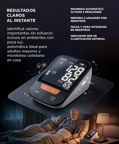 Tensiómetro Digital De Brazo Gadnic Monitor de Presión Arterial Automático - 3