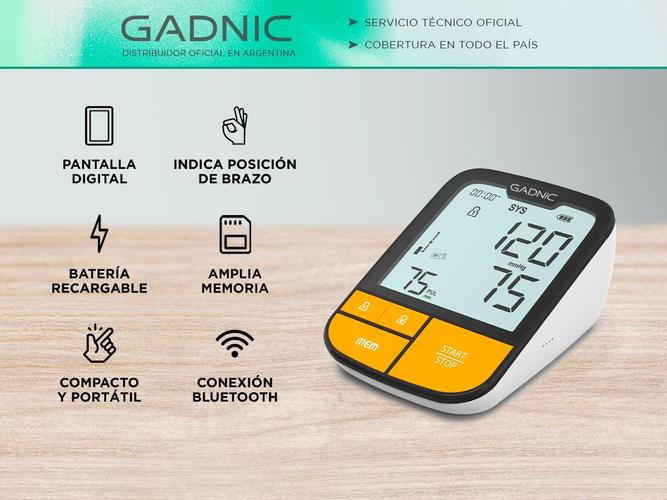 Tensiómetro De Presión Arterial Gadnic Para Brazo Digital - 1