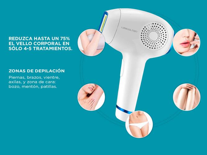 Depiladora Láser Lescolton T011C Sistema Ice 40w Filtro UV - 2