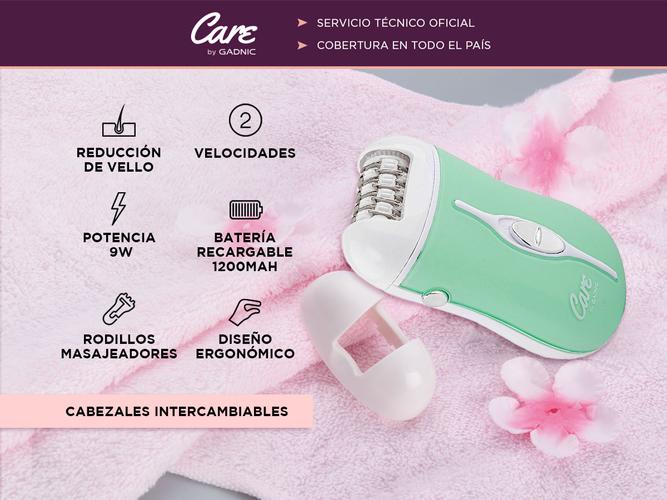 Depiladora Care By Gadnic Lady600 Eléctrica Corporal y Facial Recargable - 1