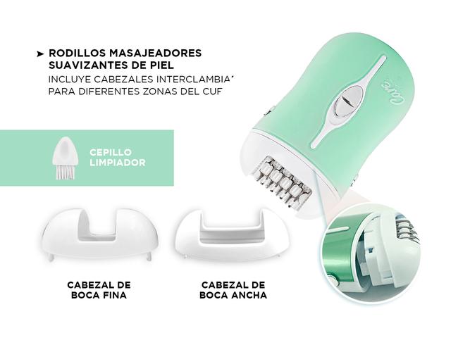 Depiladora Care By Gadnic Lady600 Eléctrica Corporal y Facial Recargable - 4