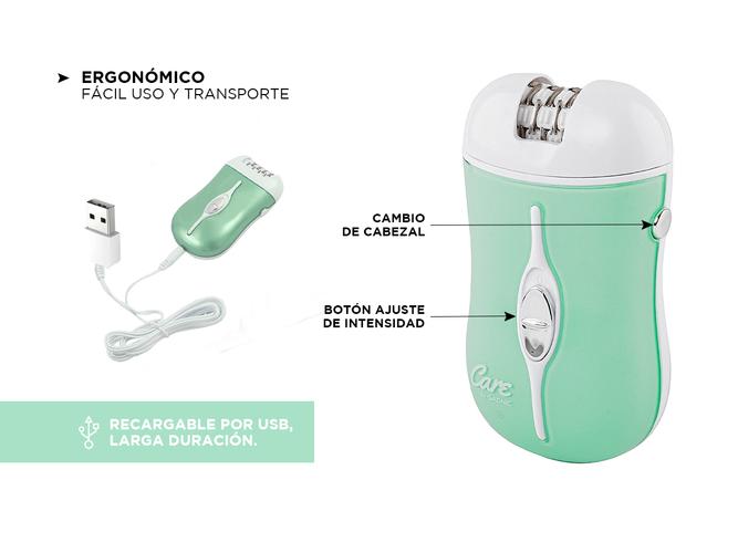 Depiladora Care By Gadnic Lady600 Eléctrica Corporal y Facial Recargable - 5