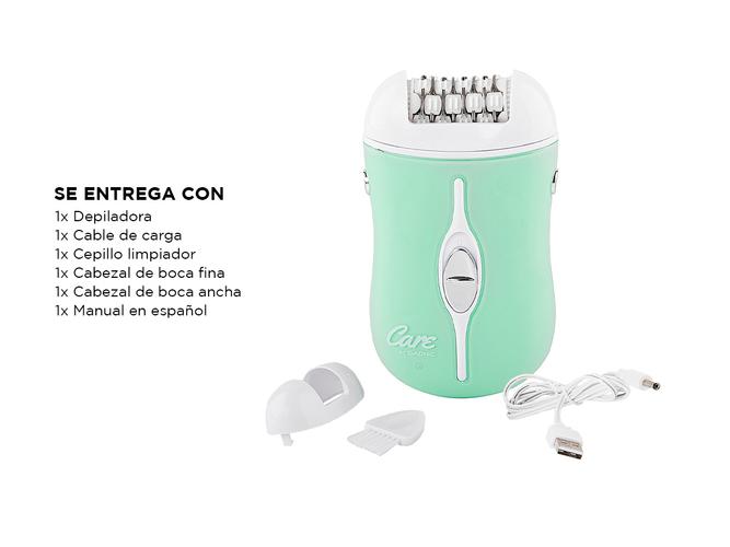 Depiladora Care By Gadnic Lady600 Eléctrica Corporal y Facial Recargable - 6
