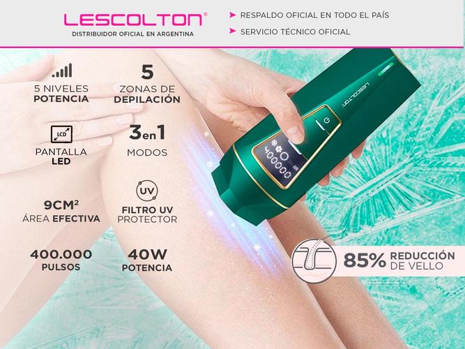 Depiladora IPL Laser LESCOLTON T015C ICE 3 en 1 - 1