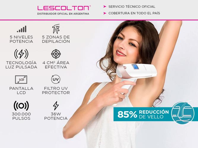 Depiladora IPL Laser LESCOLTON T009i + 2 Cabezales - 1