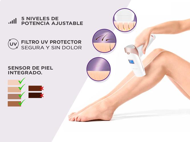 Depiladora IPL Laser LESCOLTON T009i + 2 Cabezales - 3