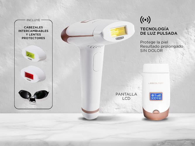 Depiladora IPL Laser LESCOLTON T009i + 2 Cabezales - 4