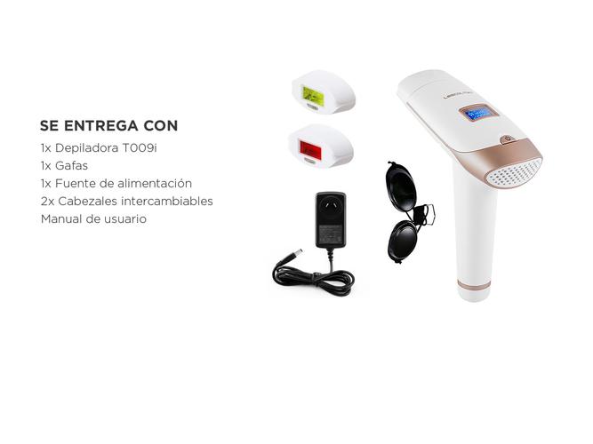 Depiladora IPL Laser LESCOLTON T009i + 2 Cabezales - 6