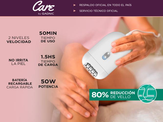 Depiladora Eléctrica Gadnic D11 Recargable 2 Velocidades - 1