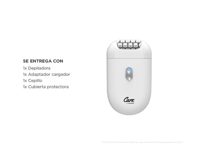 Depiladora Eléctrica Gadnic D11 Recargable 2 Velocidades - 5