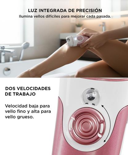 Depiladora eléctrica 4 en 1 Gadnic para mujer pierna cara inalámbrica recargable USB - 4