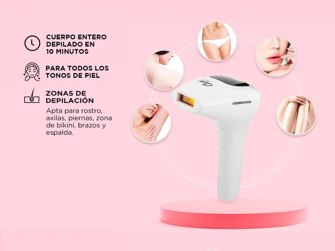 Depiladora Laser IPL990KP Gadnic  Luz Pulsada 5 Intensidades Display LED - 4