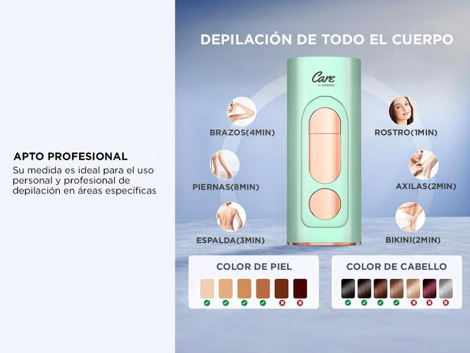 Depiladora Láser IPL Care By Gadnic Flyz – Portátil 5 Niveles de Potencia Uso Unisex Tecnología de Luz Pulsada - 3