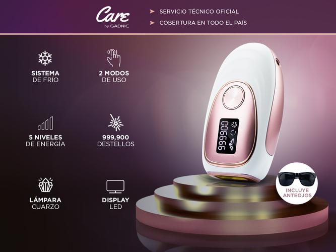 Depiladora Laser IPL Gadnic Con Sistema de Frío - 1