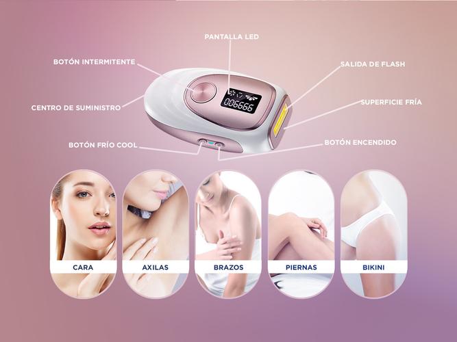 Depiladora Laser IPL Gadnic Con Sistema de Frío - 4