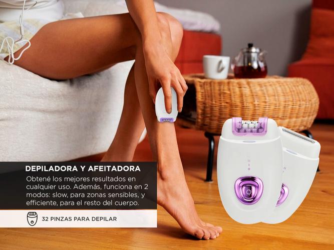 Depiladora Convencional Femenina Gadnic Eléctrica Con 2 Velocidades Sin Dolor - 2