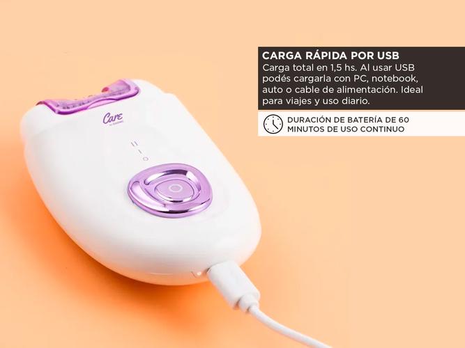 Depiladora Convencional Femenina Gadnic Eléctrica Con 2 Velocidades Sin Dolor - 4