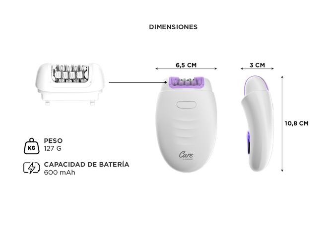 Depiladora Convencional Femenina Gadnic Eléctrica Con 2 Velocidades Sin Dolor - 5