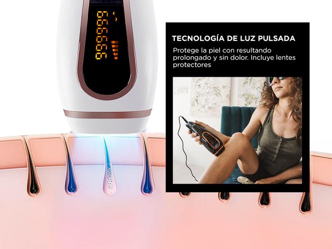 Depiladora Definitiva IPL Gadnic T3 – 999999 Pulsos 5 Niveles Pantalla LED Rejuvenecimiento Facial Unisex - 4