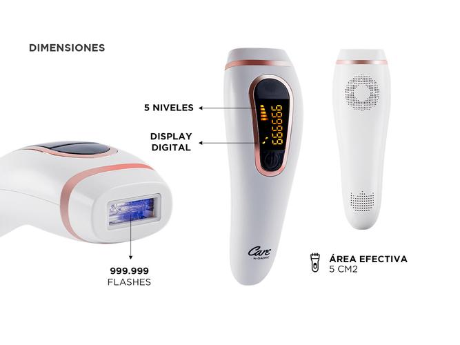 Depiladora Definitiva IPL Gadnic T3 – 999999 Pulsos 5 Niveles Pantalla LED Rejuvenecimiento Facial Unisex - 5
