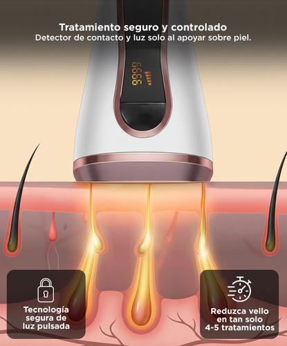 Depiladora Láser Gadnic T3 Depilación Definitiva IPL 999999 Pulsos 5 Niveles Filtro UV Outlet - 3