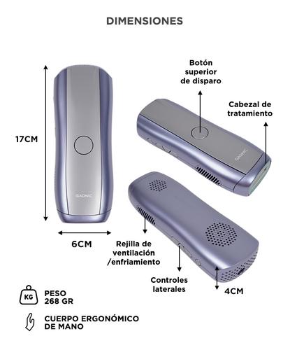 Depiladora Láser Gadnic IPL Eléctrica Con Enfriamiento 10 Niveles 36W  - 5
