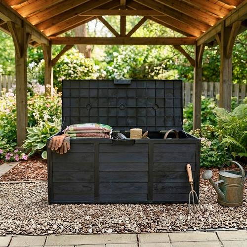 Deposito Jardin Gadnic 245L Plastico PP 1100x490x540mm Espesor 25mm Carga Maxima 100kg - 0