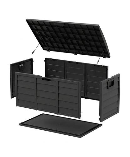 Deposito Jardin Gadnic 245L Plastico PP 1100x490x540mm Espesor 25mm Carga Maxima 100kg - 6