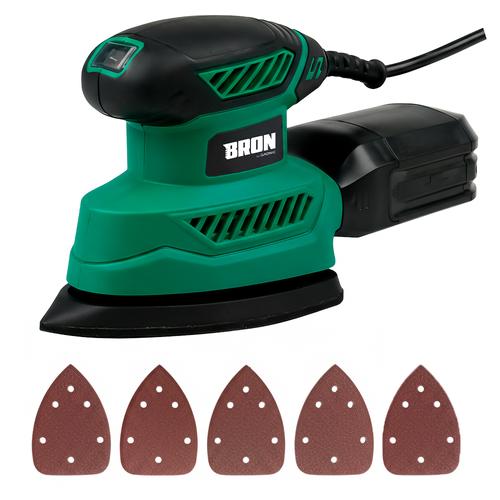 Lijadora Eléctrica Triangular Bron By Gadnic Motor 130W Velocidad 13000 rpm  - 0